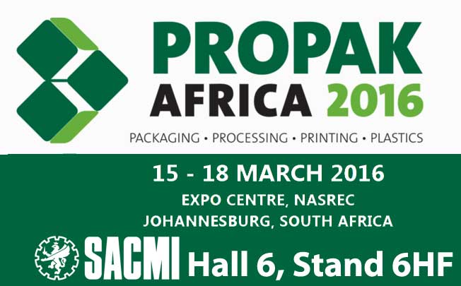 Sacmi South Africa scalda i motori in vista di Propak 2016
