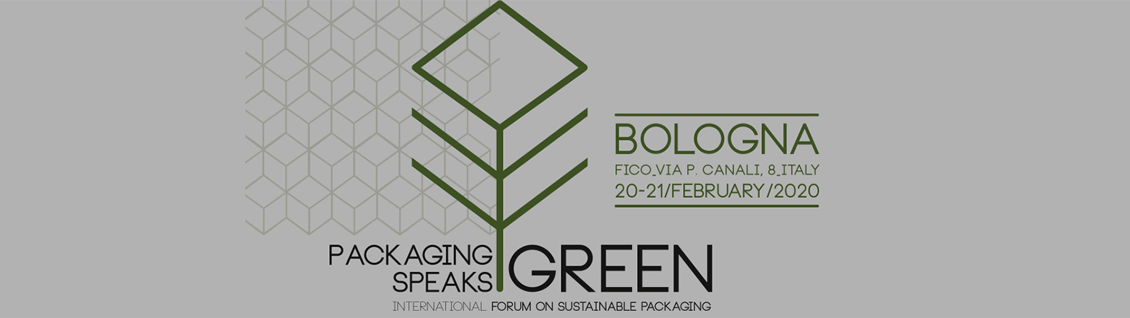 SACMI to be main sponsor of Packaging Speaks Green, Bologna, 20th - 21st February 2020