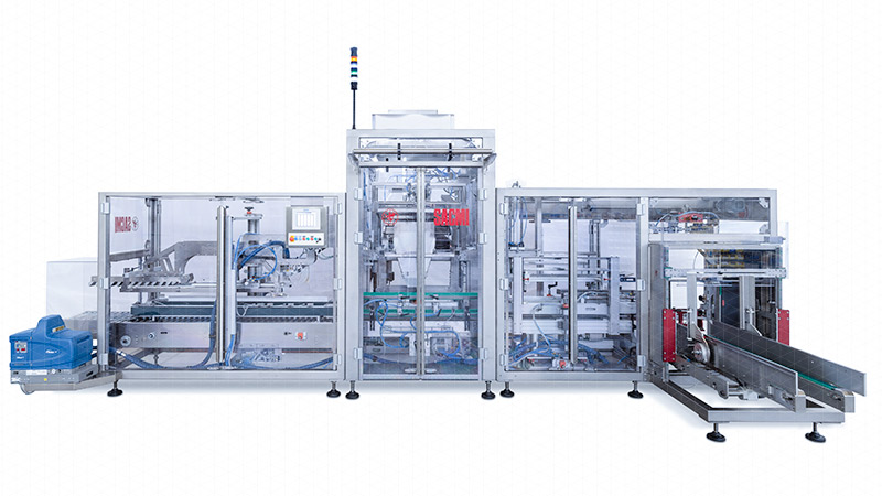 Forming and filling monoblock unit for Bag-In-Box type packaging