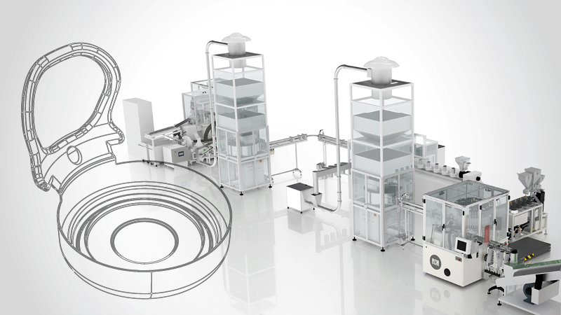 COMPLETE RING-PULL CAP PRODUCTION LINE