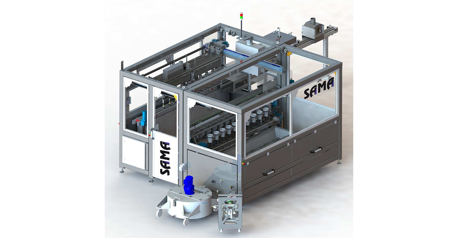MONO 10T Evolution von SACMI-SAMA; <br>das Neueste in der automatischen Tauchglasiertechnologie </br>